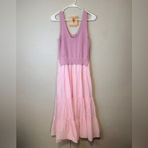 Elan Light Pink Textured Knit Top